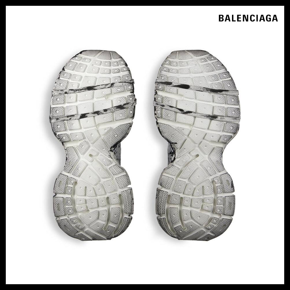 【BALENCIAGA】Women’s 3XL Extreme Graffiti Sneaker White/Bl