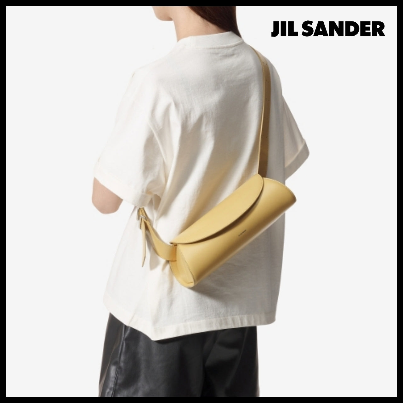 【Jil Sander】Mini Flap Shoulder Bag Black