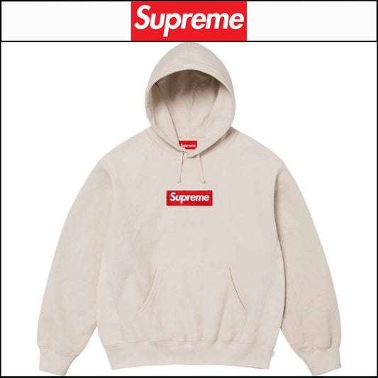 【Supreme】Box Logo Hooded Sweatshirt Stone 24FW