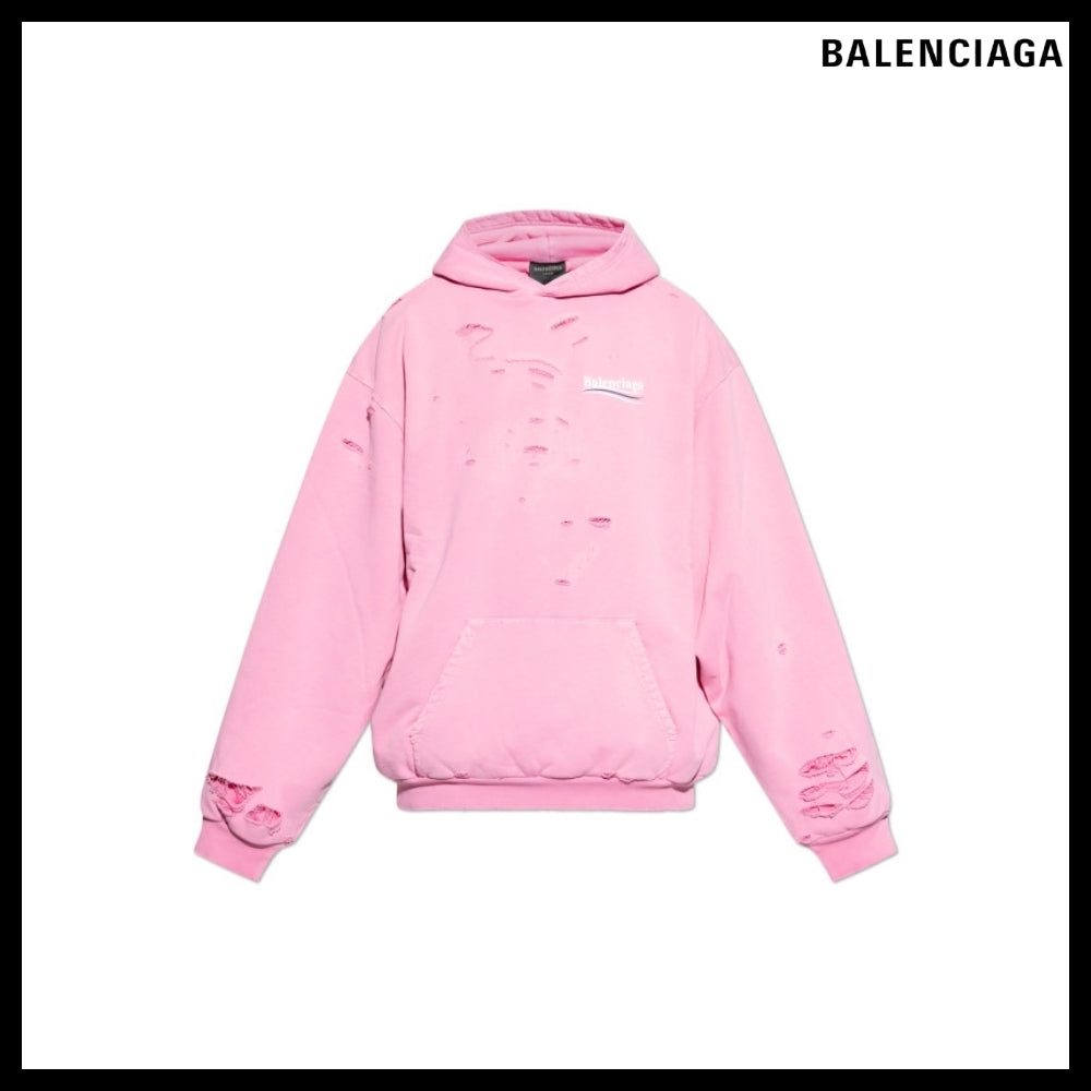★BALENCIAGAアウトレット セール ★Layered Hoodie FA Pink