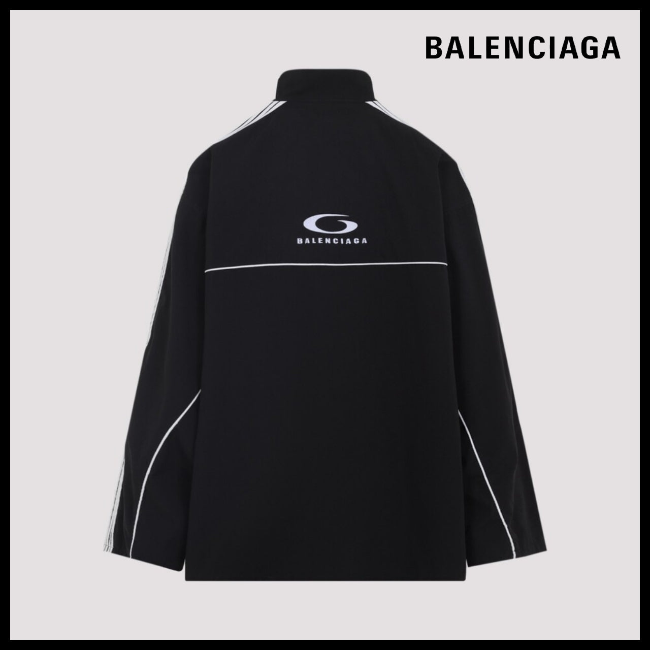 【BALENCIAGA】Large Tracksuit Jacket Black