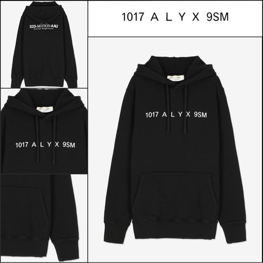 【ALYX】フロント ロゴ フーディー ブラック