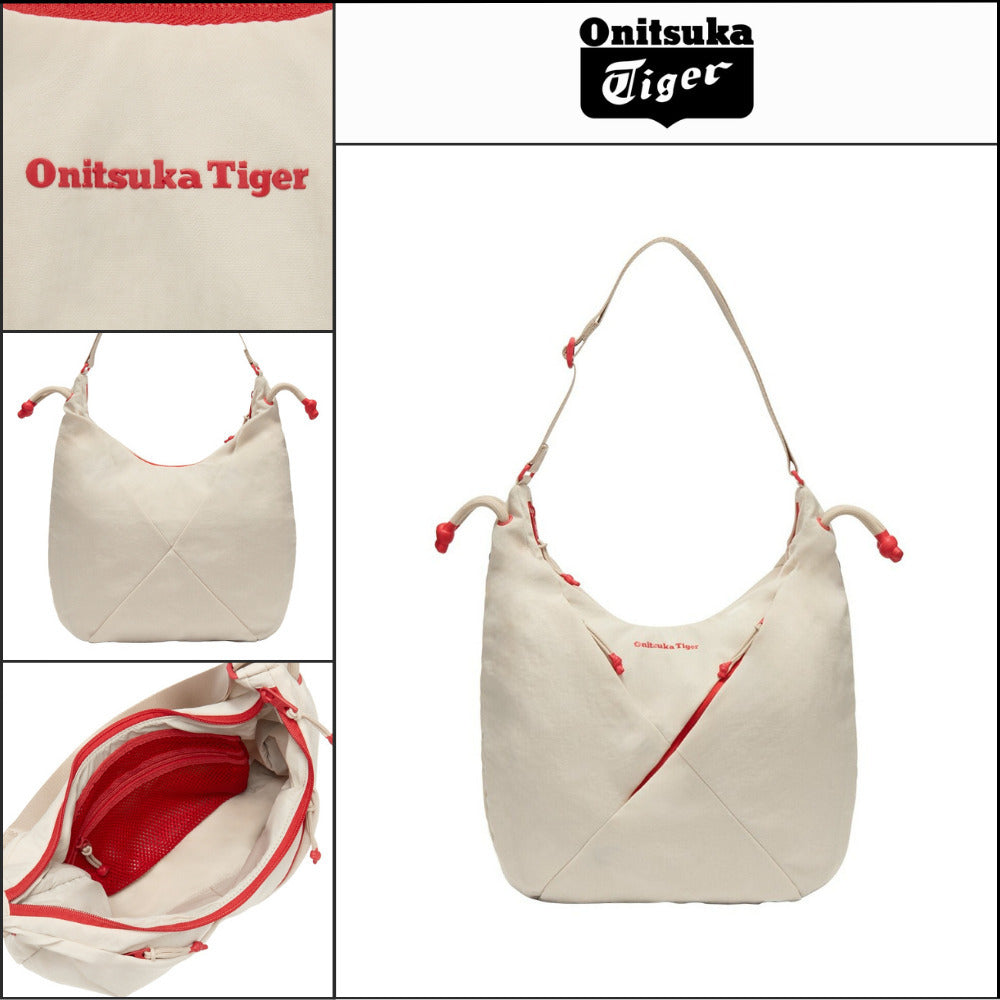 【ONITSUKA TIGER】LOGO SHOULDER BAG BEIGE