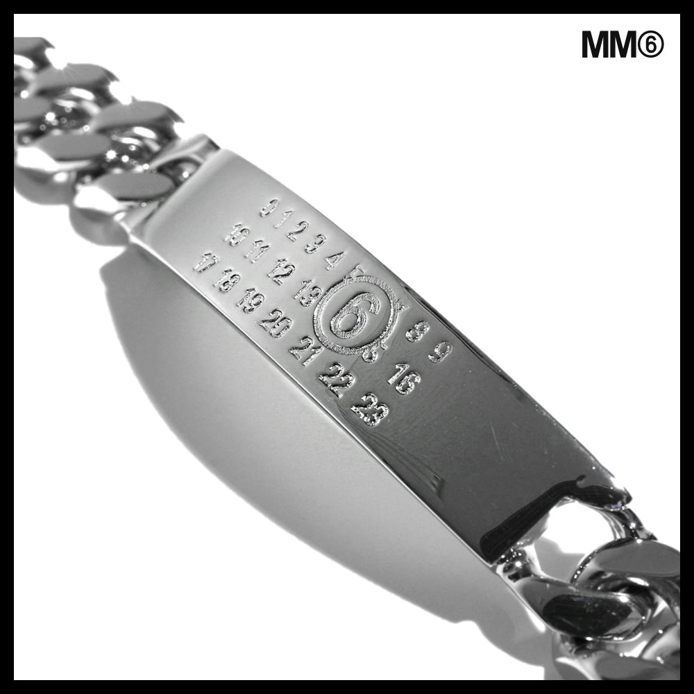 【MM6 Maison Margiela】MM6 Numbering Logo Chain Bracelet
