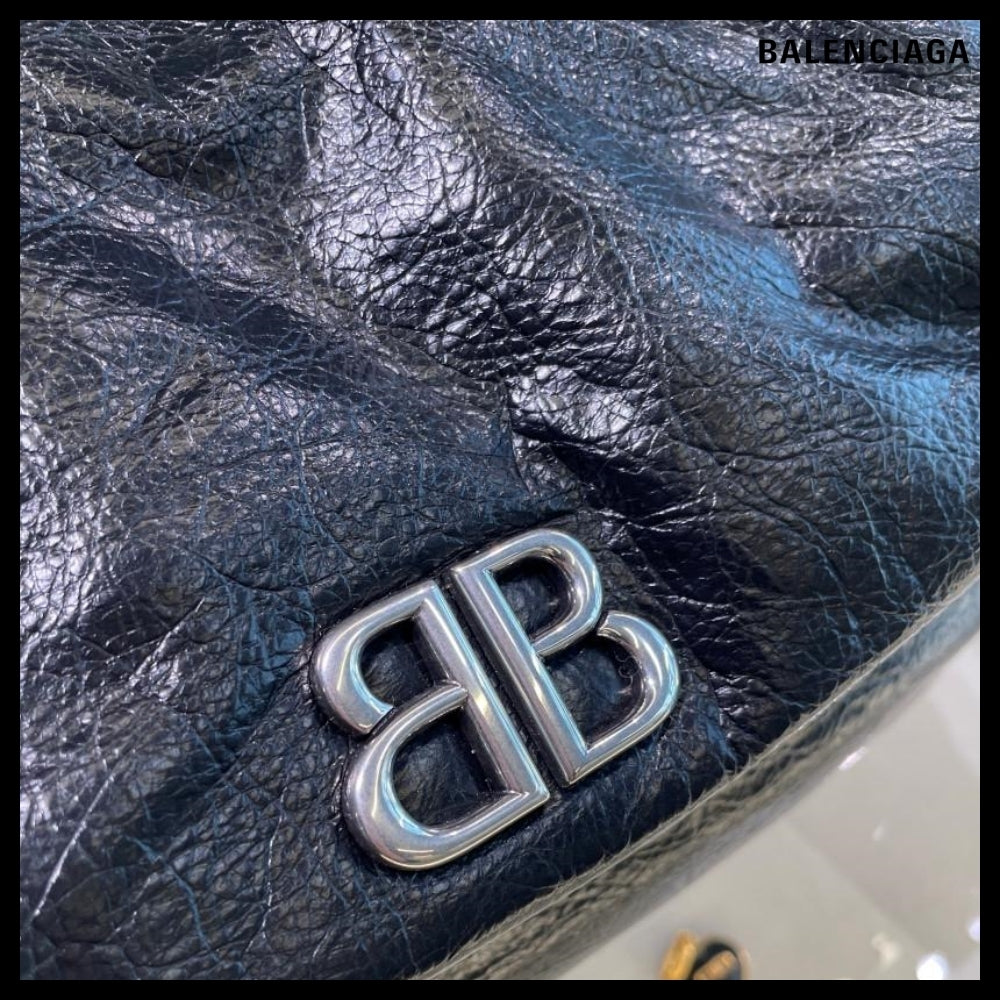 【BALENCIAGA】Monaco Small Chain Bag Black