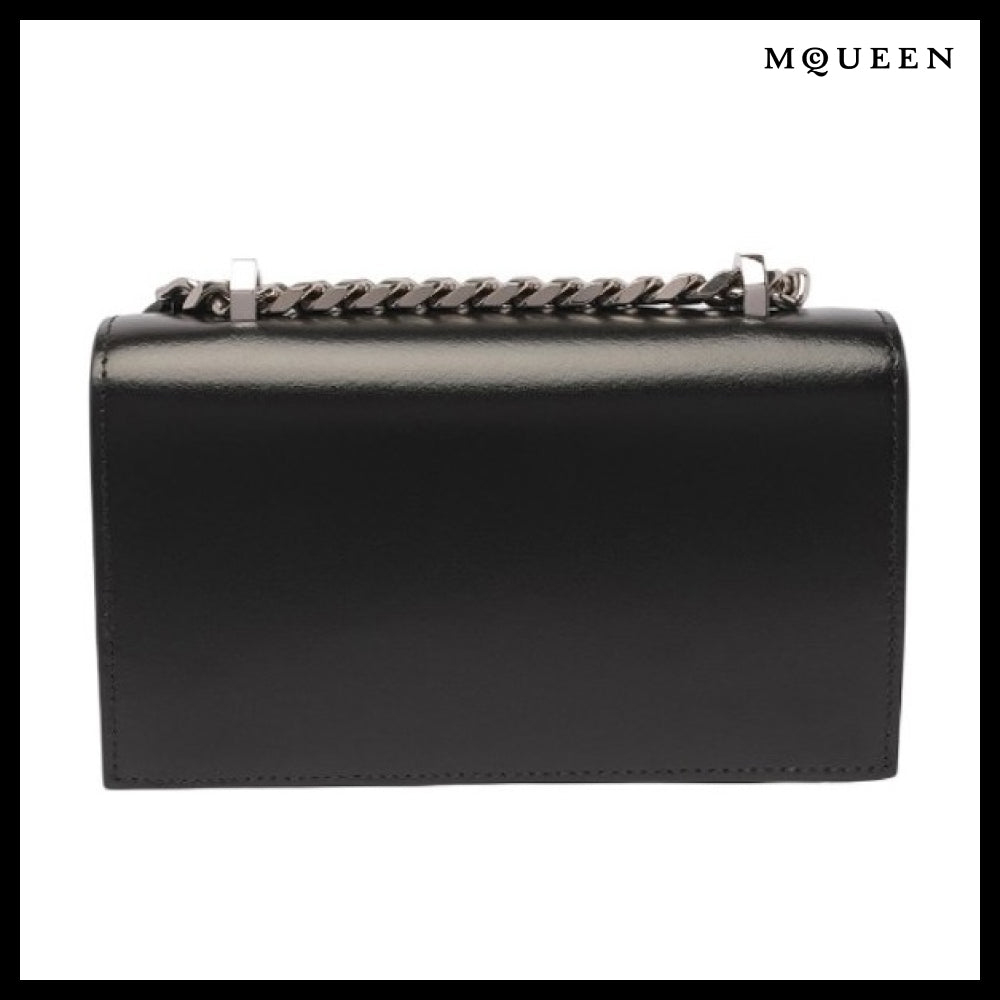 【alexander mcqueen】Jewelled Satchel Mini Shoulder Bag