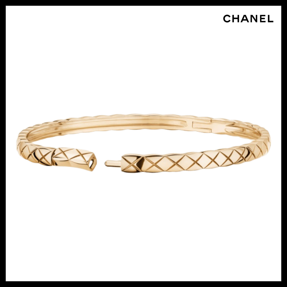 【CHANEL】Coco Crush Bracelet Quilted Motif Mini & 18K Beige