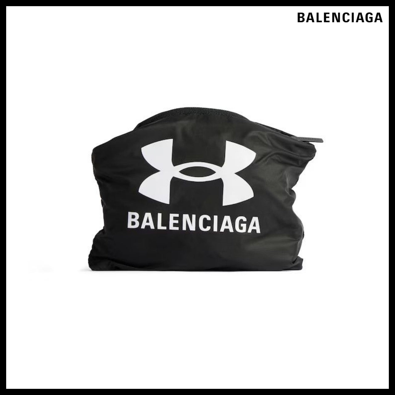 【BALENCIAGA】Piercing Under Armour Backpack Black