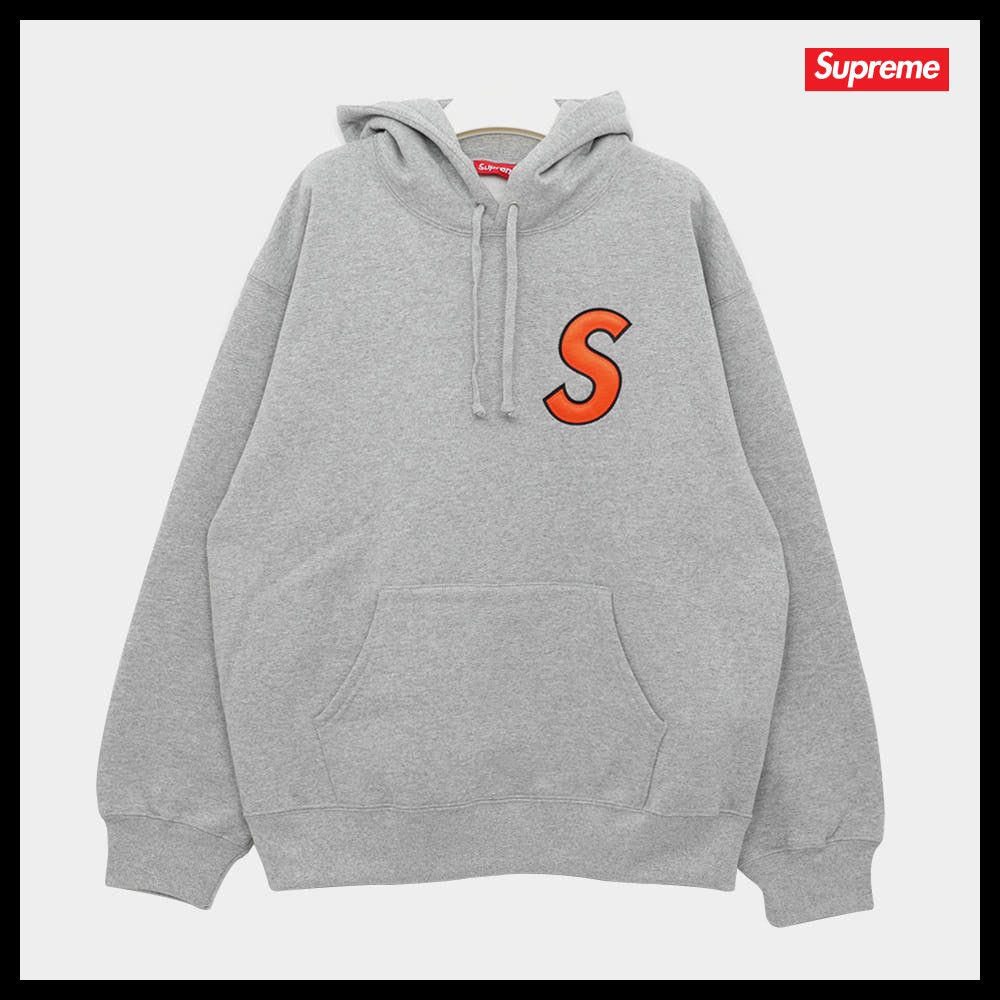 【100%正規品保証 Supreme】S Logo Pocket Sweat Hoodie