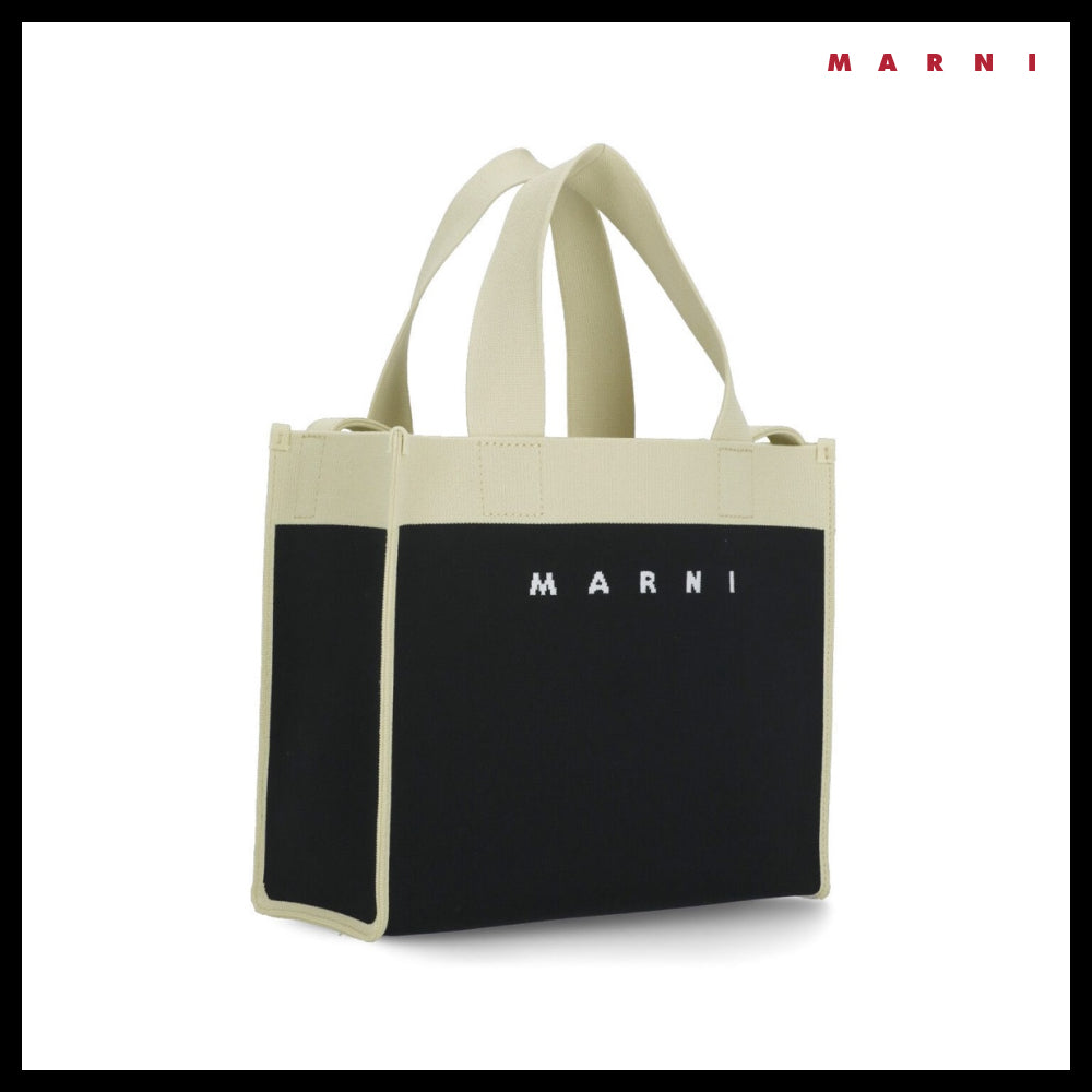 【MARNI】25SS Jacquard Small Tote Bag