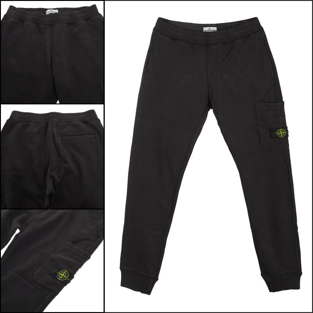 ◆STONE ISLAND◆ Kids Wappen Training Pants Black