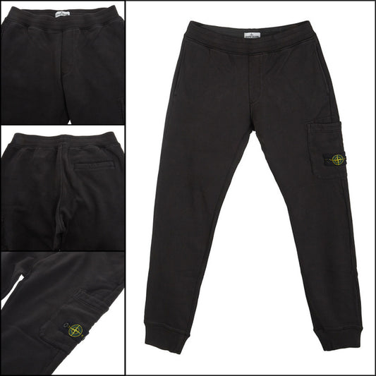 ◆STONE ISLAND◆ Kids Wappen Training Pants Black