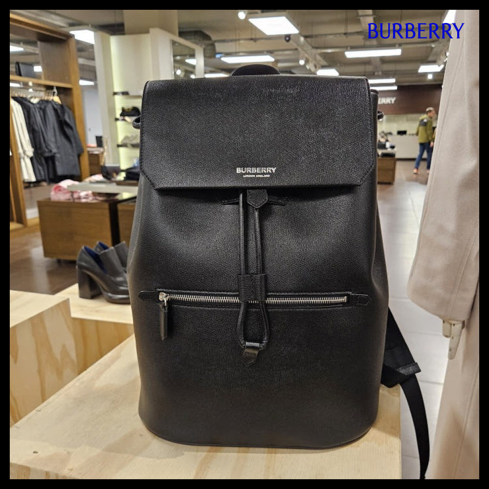 【Burberry】25FW Soft Rucksack Backpack Black