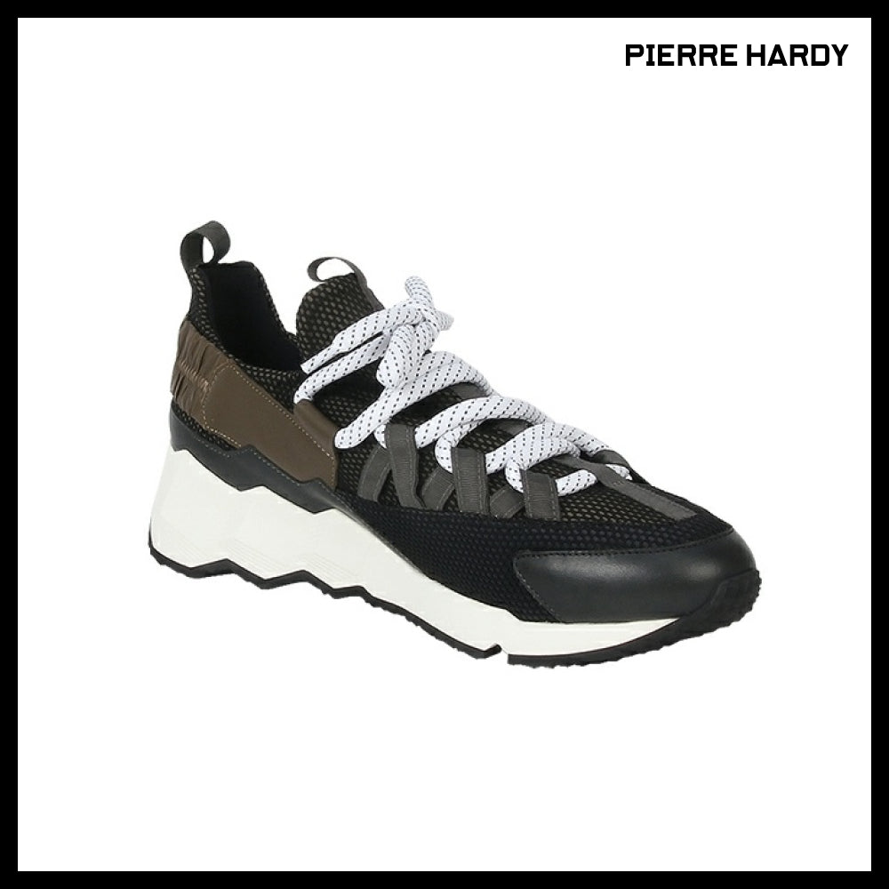 【Pierre Hardy】TREK COMET Sneakers LX01X Grey Kaki