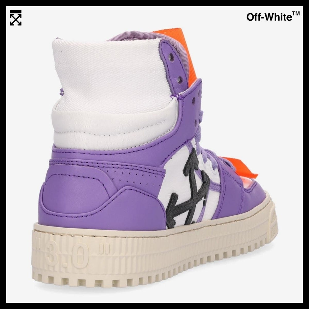 【Off-White】Sneakers - White/Purple