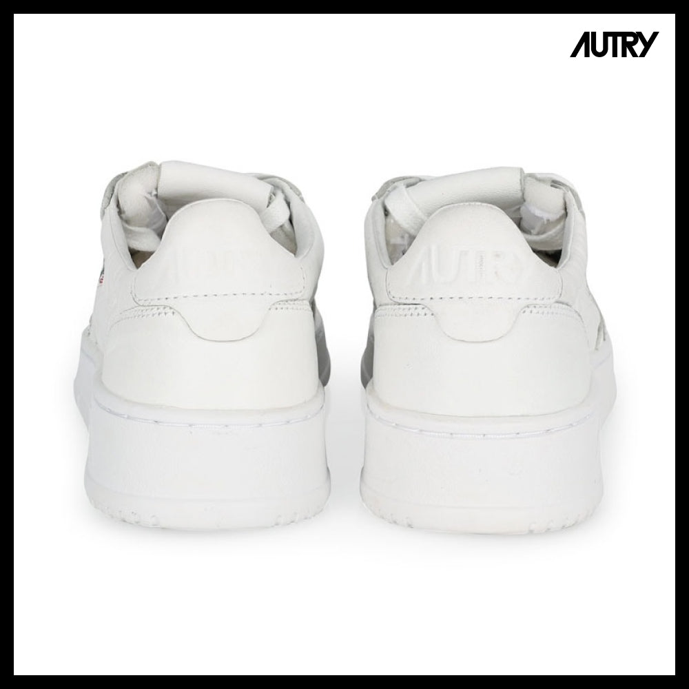 【AUTRY】Medalist Leather Low Top White