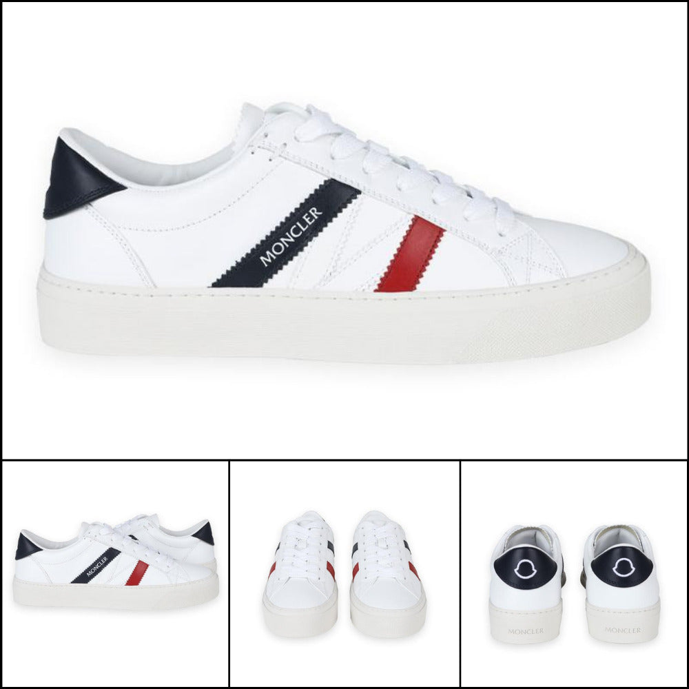 【MONCLER】 Mens Monaco 2 Sneakers White