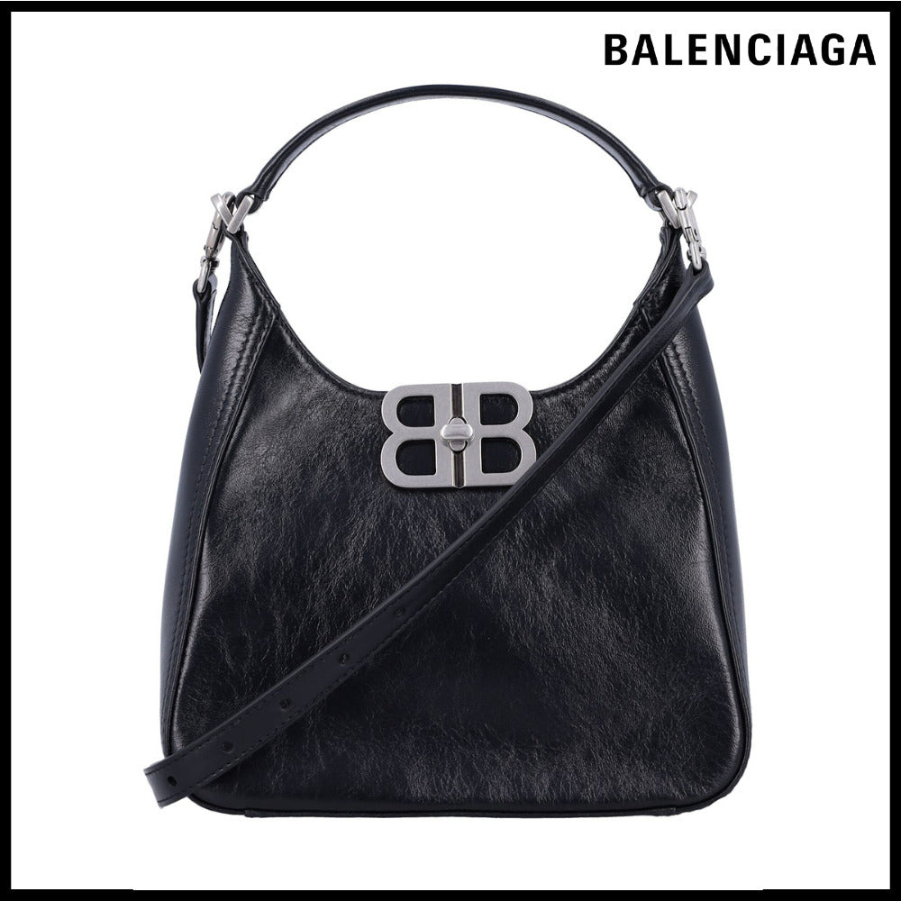 【BALENCIAGA】BB Soft Hobo S Black