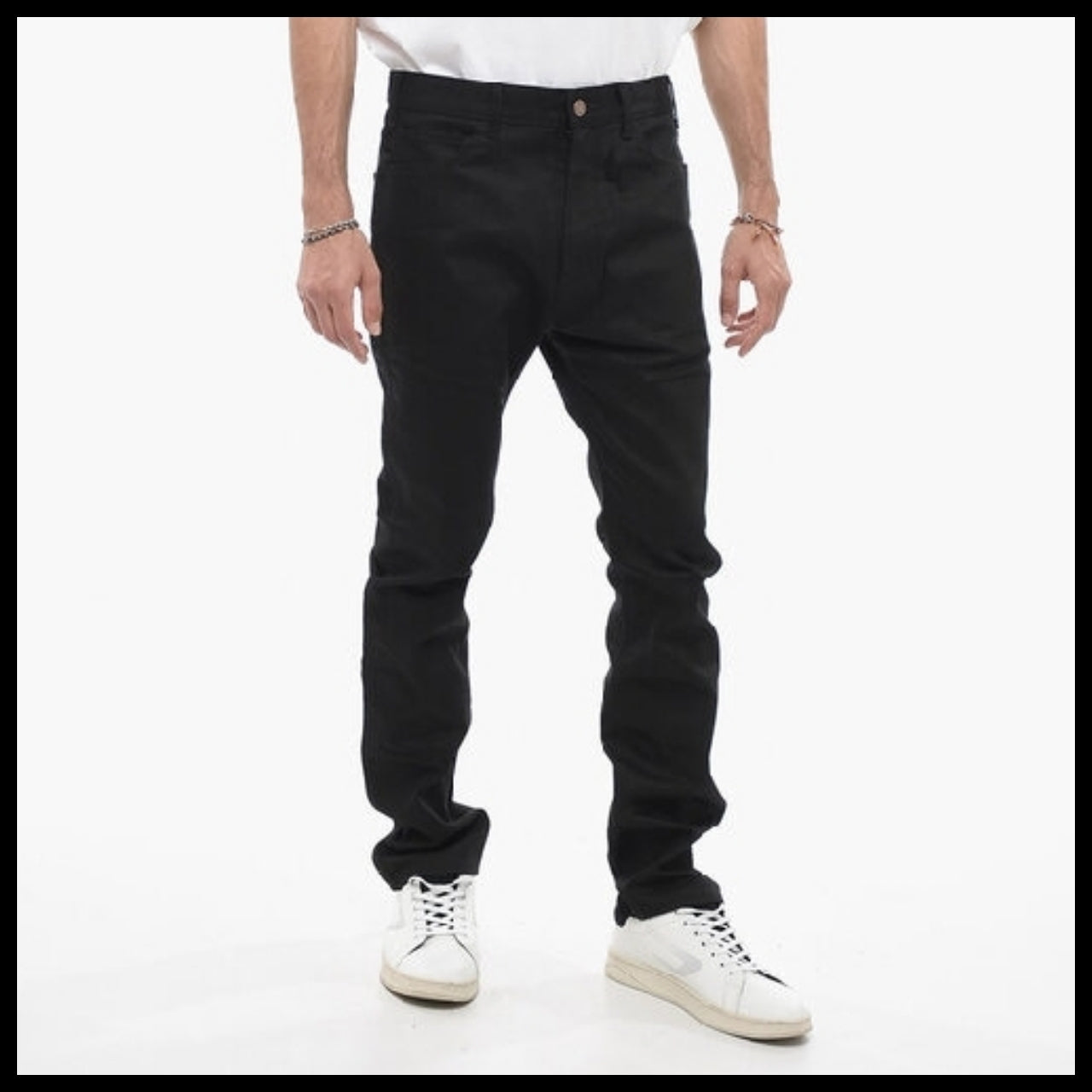 【CELINE】Slim Fit Cotton Denim Pants