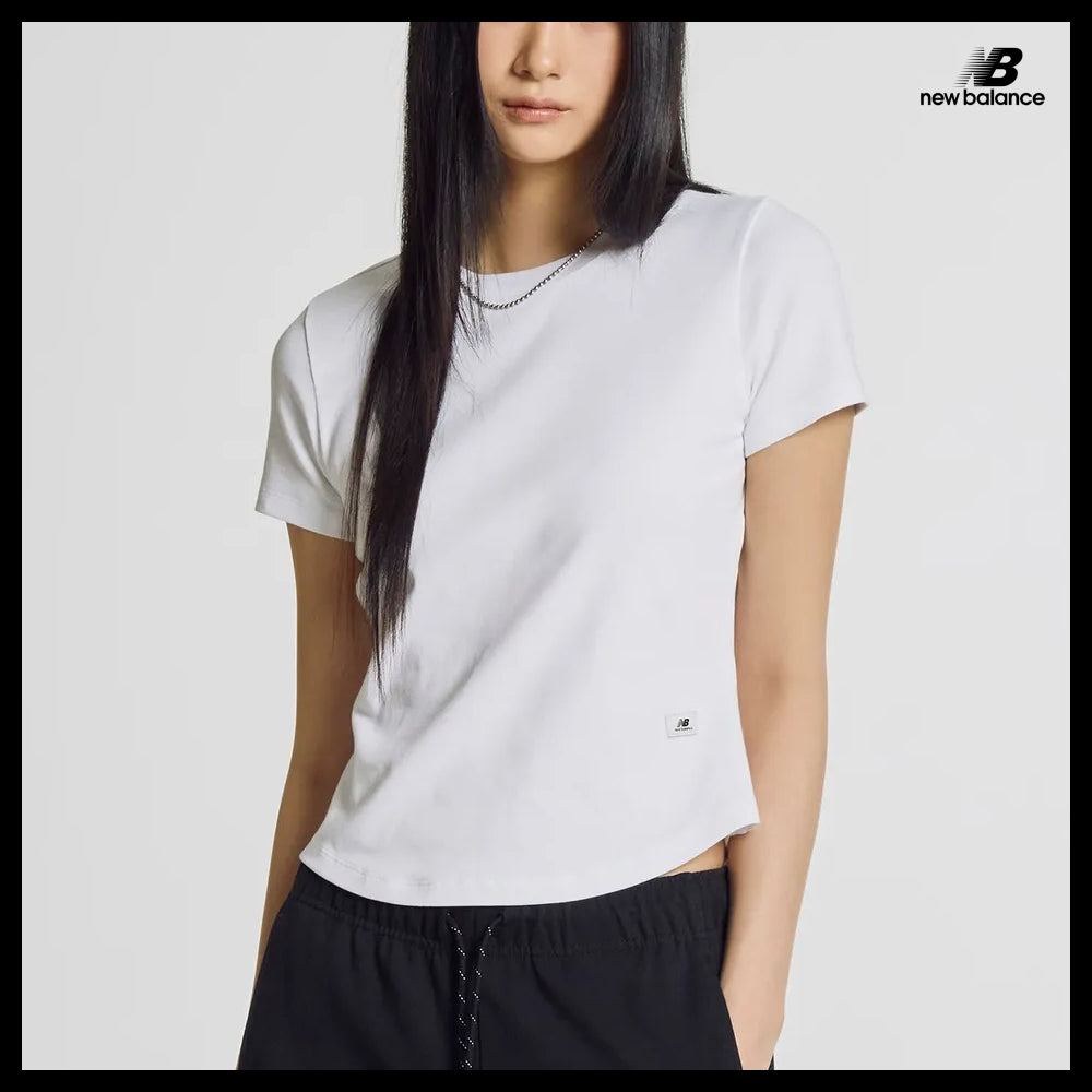 【New Balance】Women's Essential Fitted Short Sleeve T Shirt