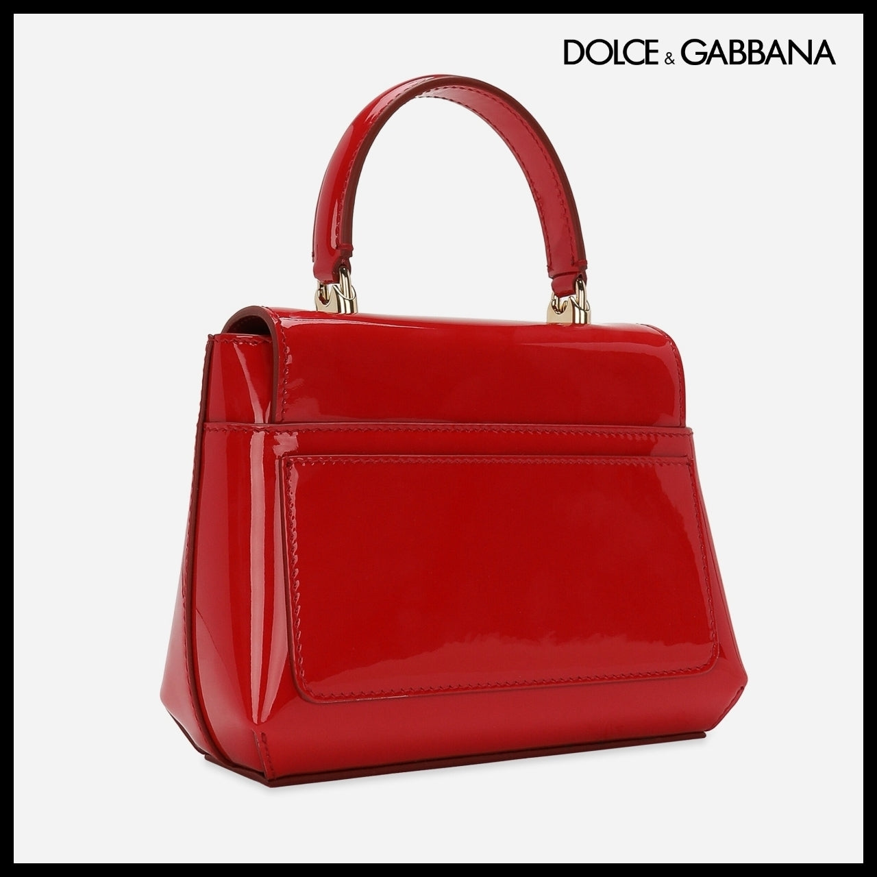 【Dolce & Gabbana】DG Logo Top-Handle Bag Red