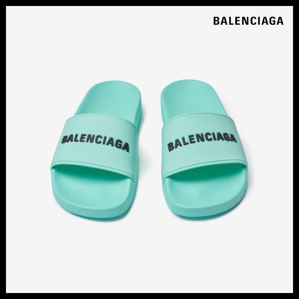 【BALENCIAGA】Full Slide Mint