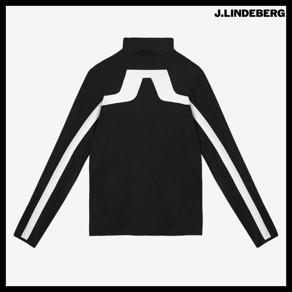【J.LINDEBERG】Men's Golf Fleece Windbreaker Zip-Up Jacket