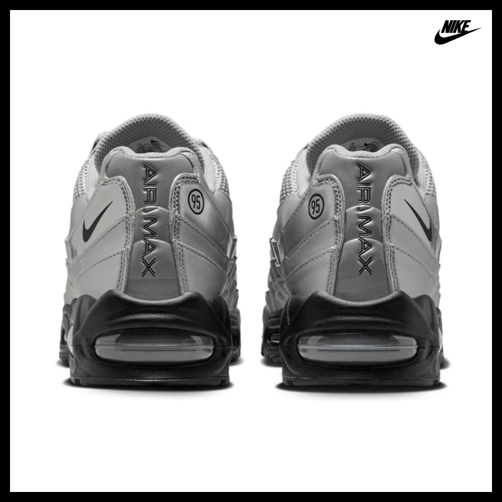 【NIKE】Air Max 95 Big Bubble M Metallic Silver Black