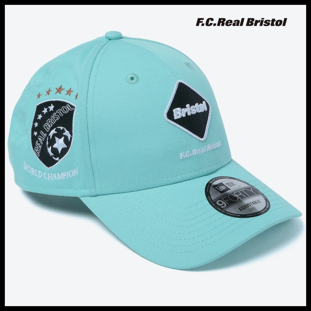 【F.C.REAL BRISTOL】NEW ERA CHAMPIONS 9FORTY CAP 2Colors