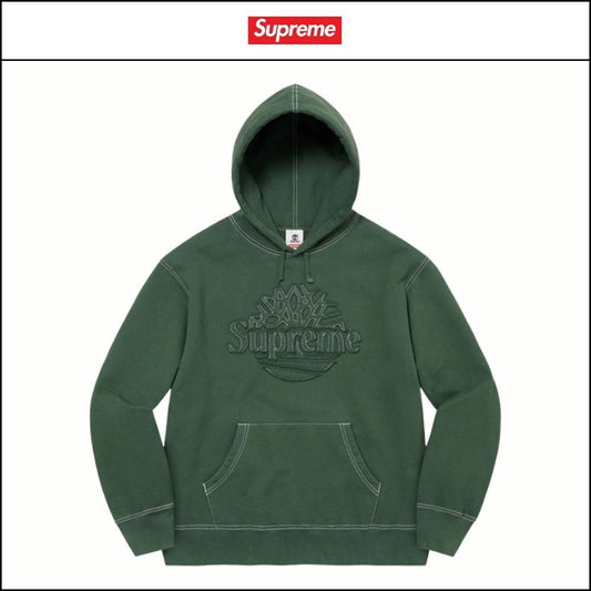 【100%正規品保証 Supreme×Timberland】パーカー グリーン