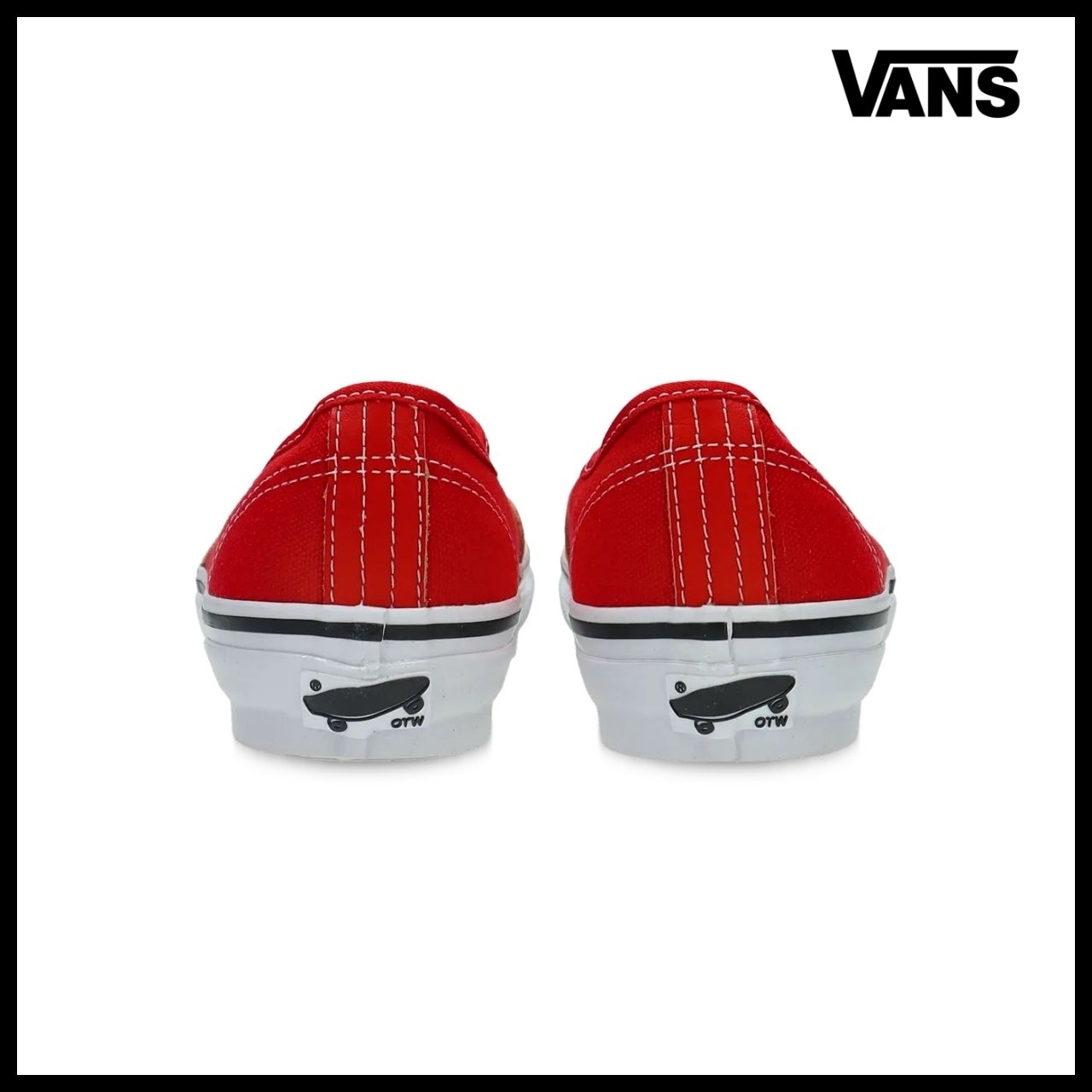 【VANS】Authentic Vibram sole sneakers red