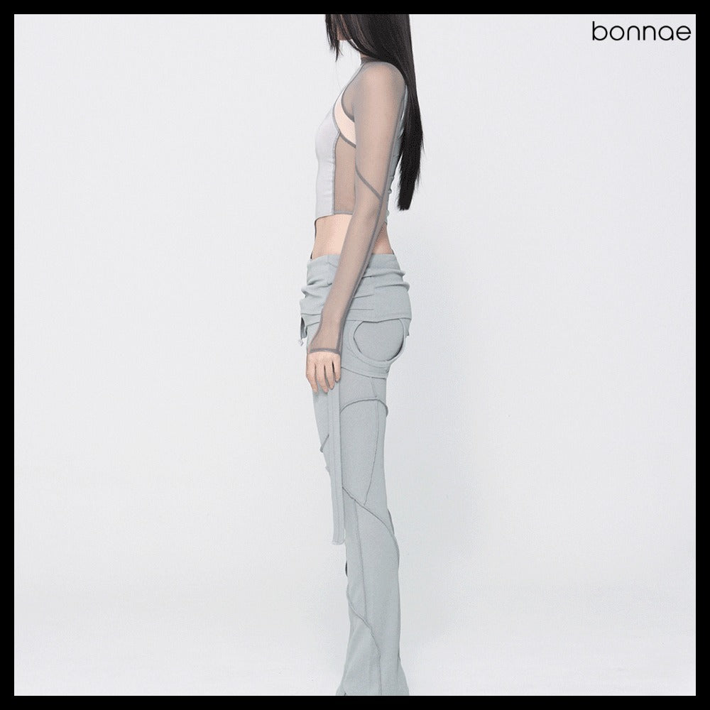 【Bonnae】Women's Mesh Top 2Colors