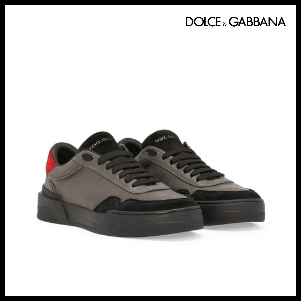 【Dolce & Gabbana】GOATSKIN NEW ROMA SNEAKERS