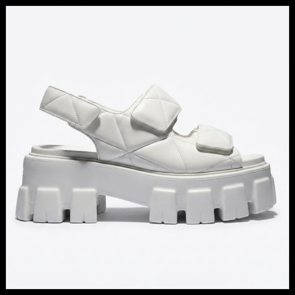 【PRADA】Monolith Nappa Leather Sandals