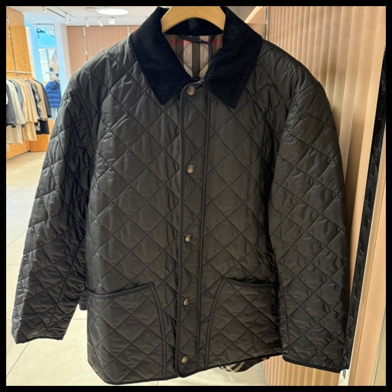 【Burberry】New Willowbrook Internal EKD Check Quilted