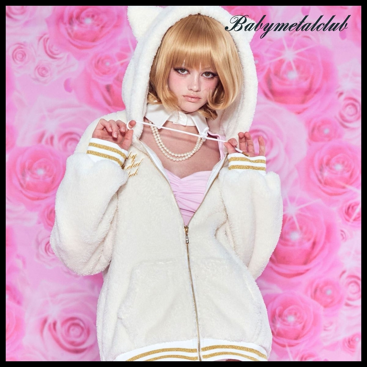 【babymetalclub】Marshmallow Kitty Fur Jacket (3 COLORS)