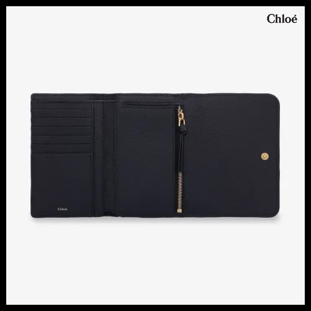 【Chloe】Marcie Compact Wallet Black