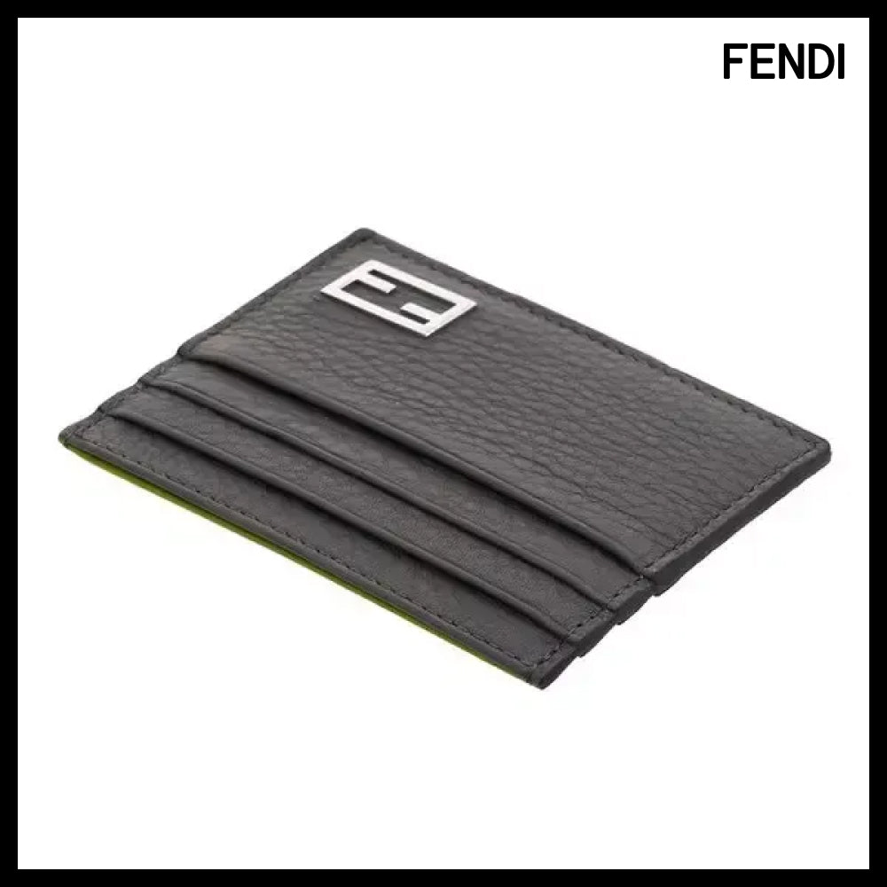 【Fendi】Men's Baguette Card Case Luxury Compact
