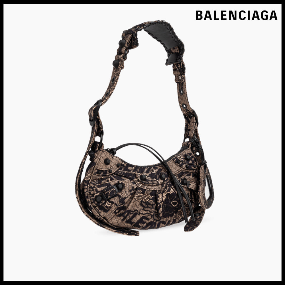 【BALENCIAGA】Le Cagole XS Shoulder Bag Dentelle