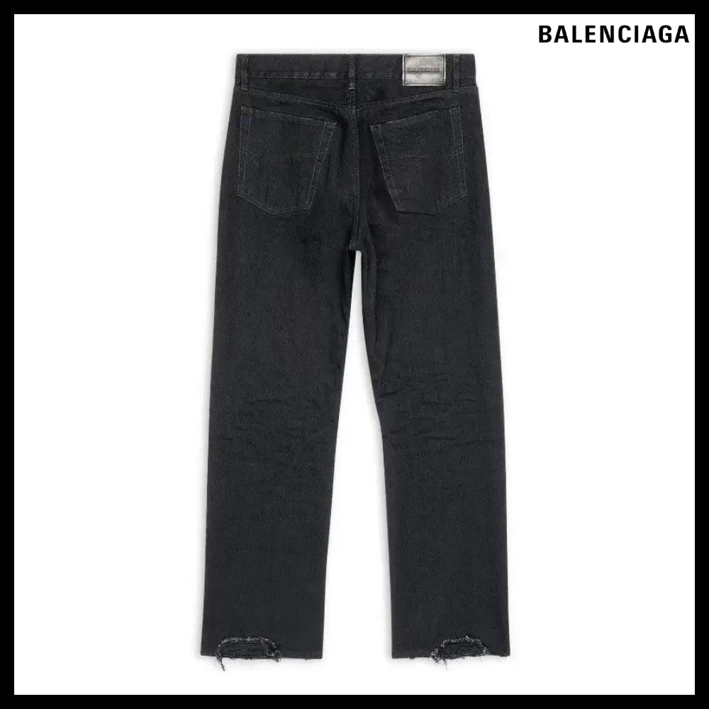 【BALENCIAGA】Slim Fit Trouser Pants Black
