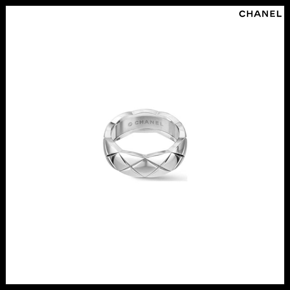 【CHANEL】COCO Crush Ring 18K White Gold Small