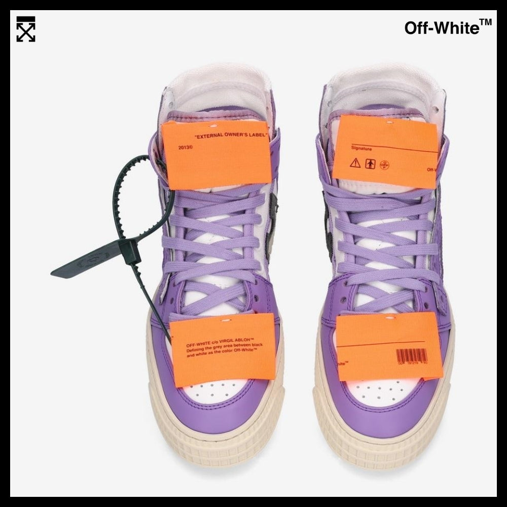 【Off-White】Sneakers - White/Purple