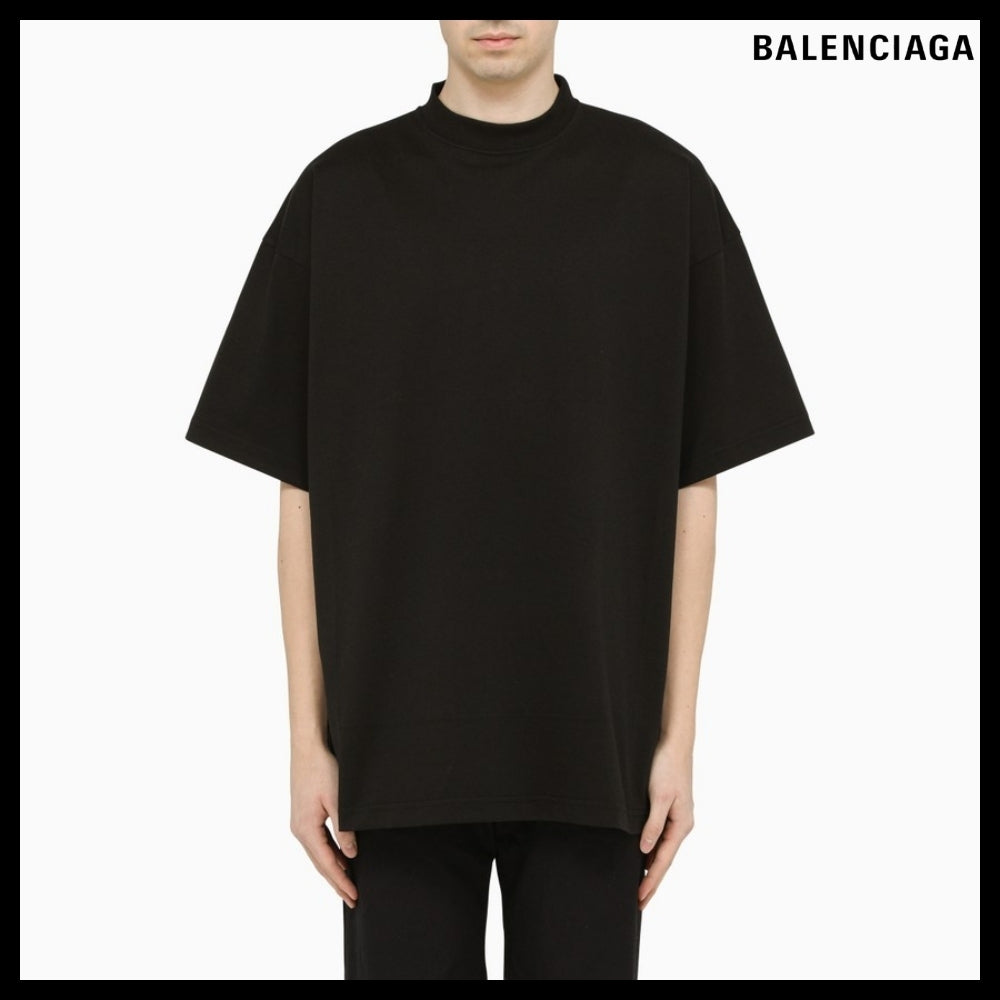 【BALENCIAGA】Tab Oversized T-Shirt Black 1000