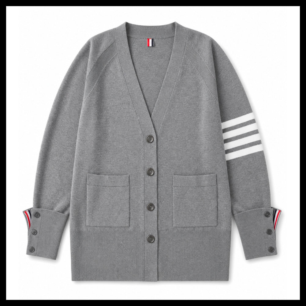 【Thom Browne】Jersey Stitch Cotton 4-Bar Exaggerated Fit