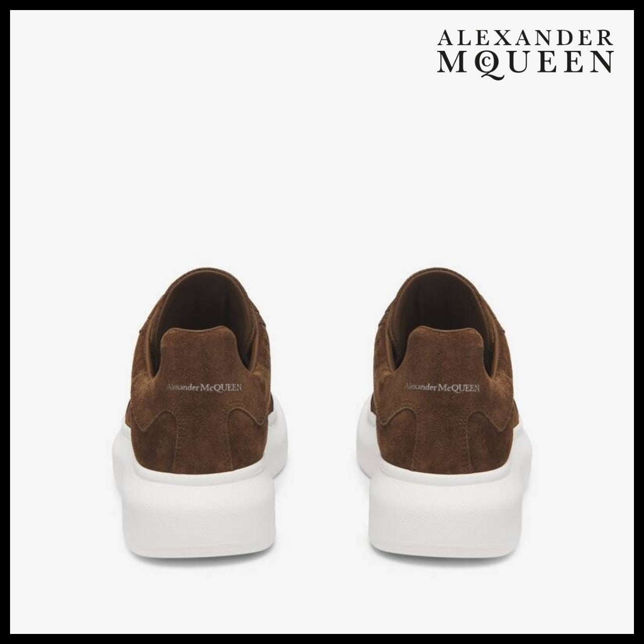 【Alexander Mcqueen】Oversized Sneaker Suede Brown