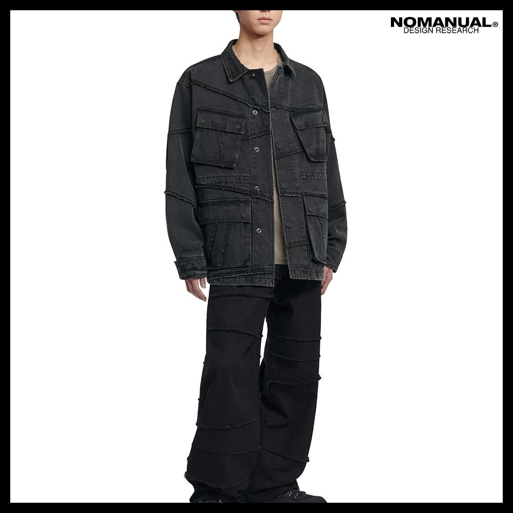 【NOMANUAL】R.C Denim BDU Jacket 2 Colors