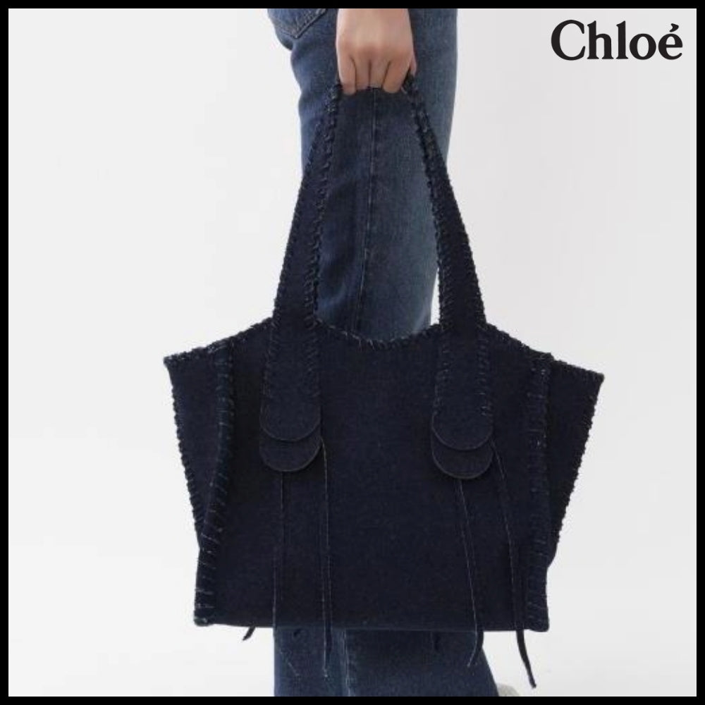 【Chloe】Mony Medium Tote Denim
