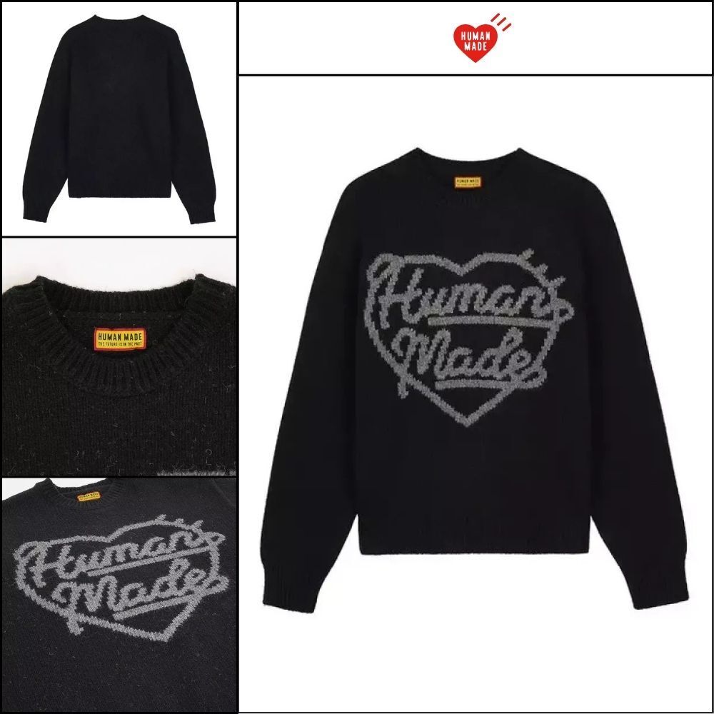 【HUMAN MADE】FW25 Men Heart Knit Sweater