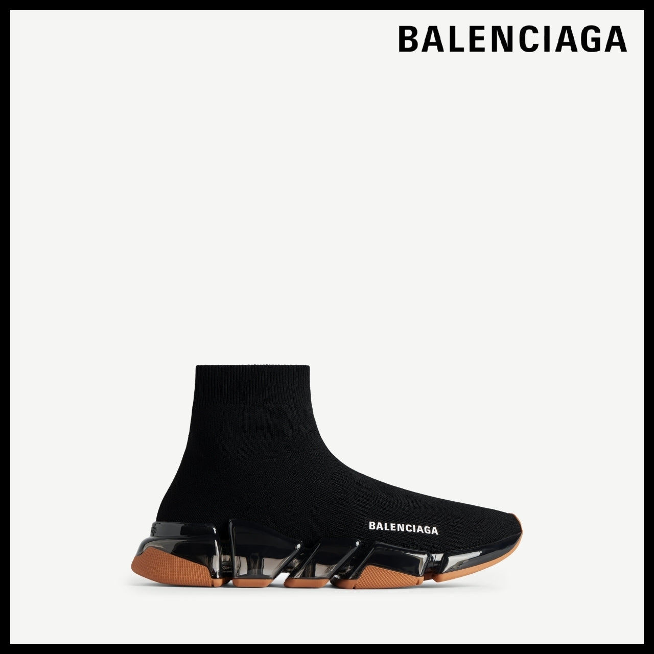 【BALENCIAGA】Speed 2.0 Full Clear Sole Recycled Knit