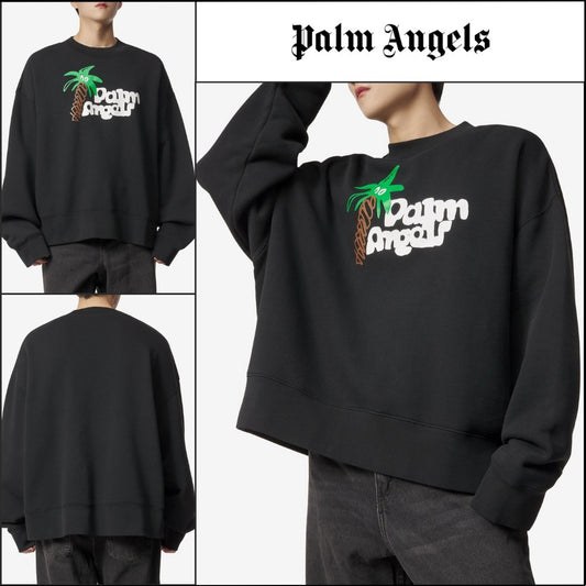 【PalmAngels】パームツリースケッチクラシックスウェットシャツ
